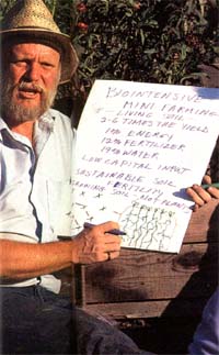 
Keenly aware that the earth needs help soon, John tirelessly promotes his ideas for growing food efficiently and sustainably.
